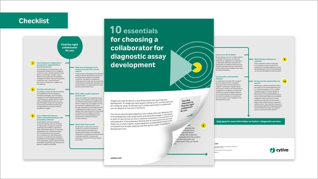 10 Essentials for Choosing a Collaborator for Diagnostic Assay Development content piece image 