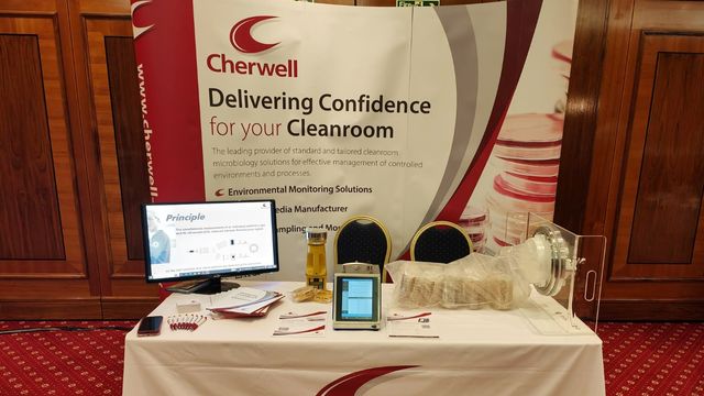 A Cherwell stand at a conference.  