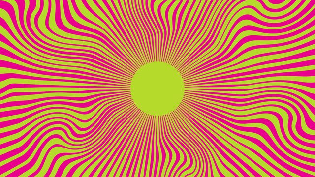 A psychedelic sun 