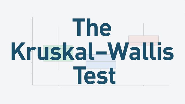 The Kruskal Wallis Test 